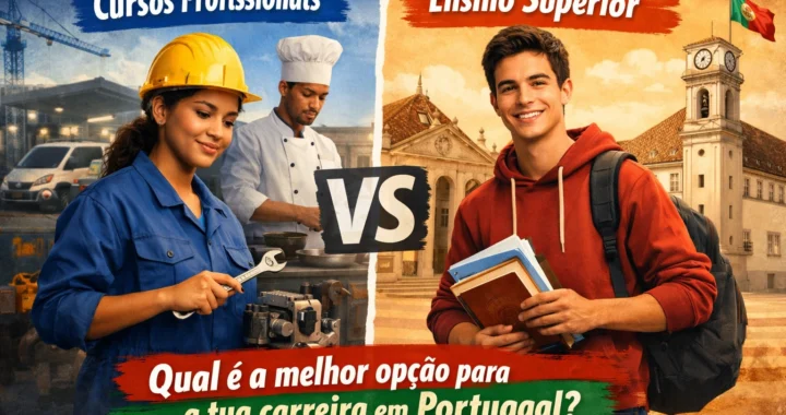 Cursos Profissionais vs Ensino Superior: qual é a melhor opção para a tua carreira em Portugal?